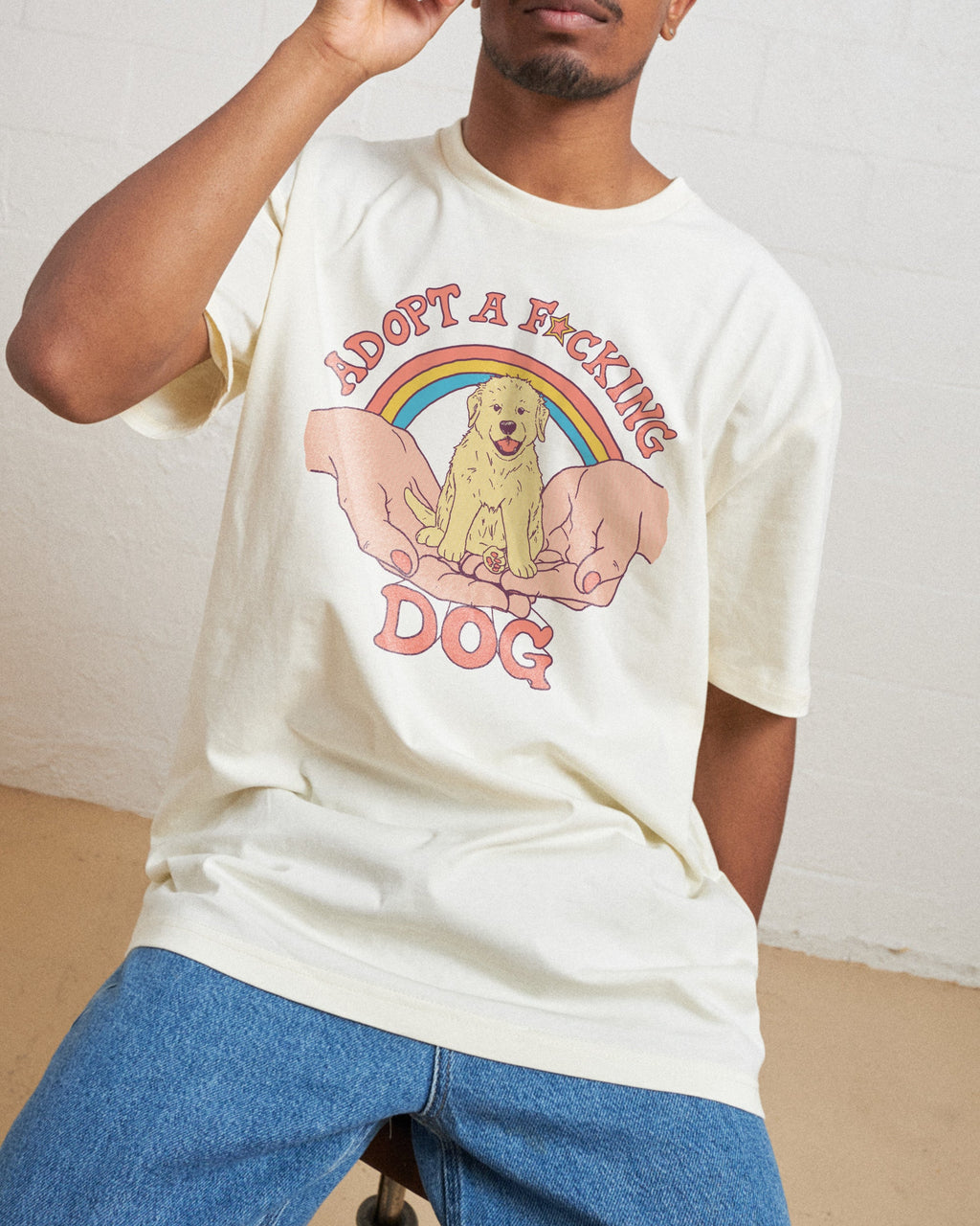 Adopt a F-cking Dog T-Shirt product image 1