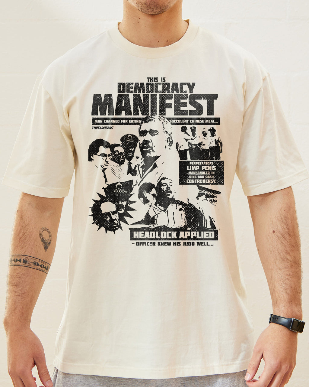 Democracy Manifest: Tabloid Edition T-Shirt product image 5