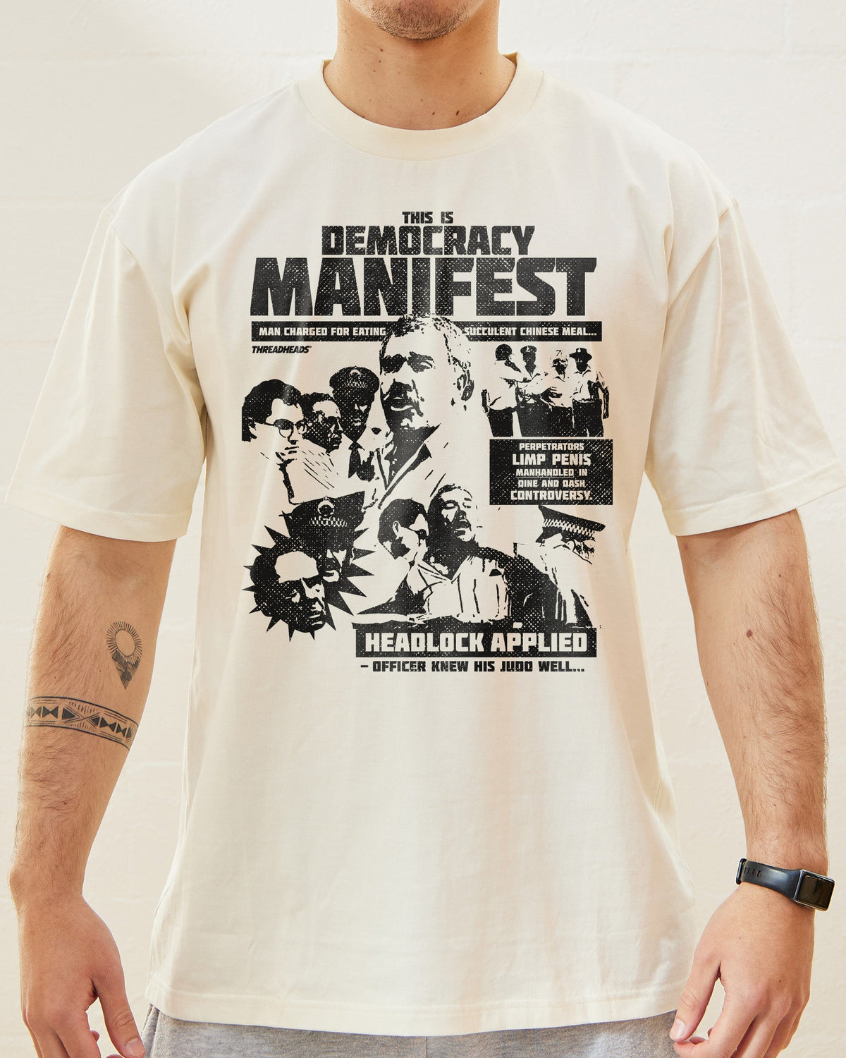 Democracy Manifest: Tabloid Edition T-Shirt product image 5