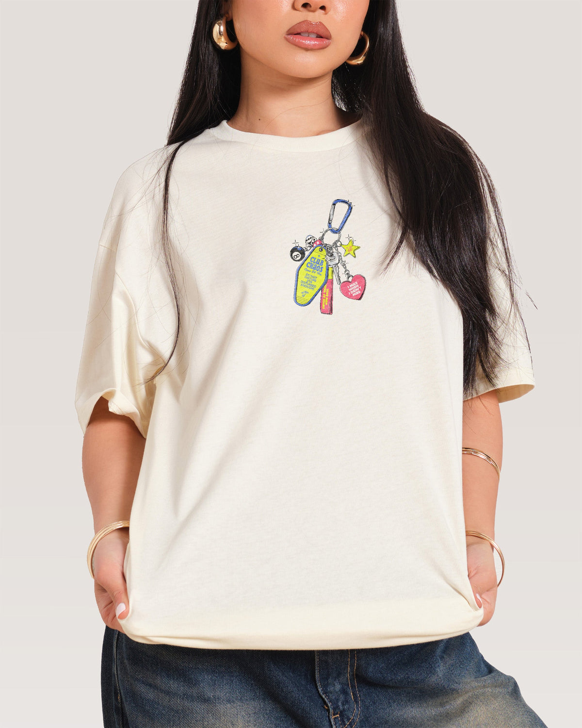 Club Chaos Key Chain T-Shirt product image 4
