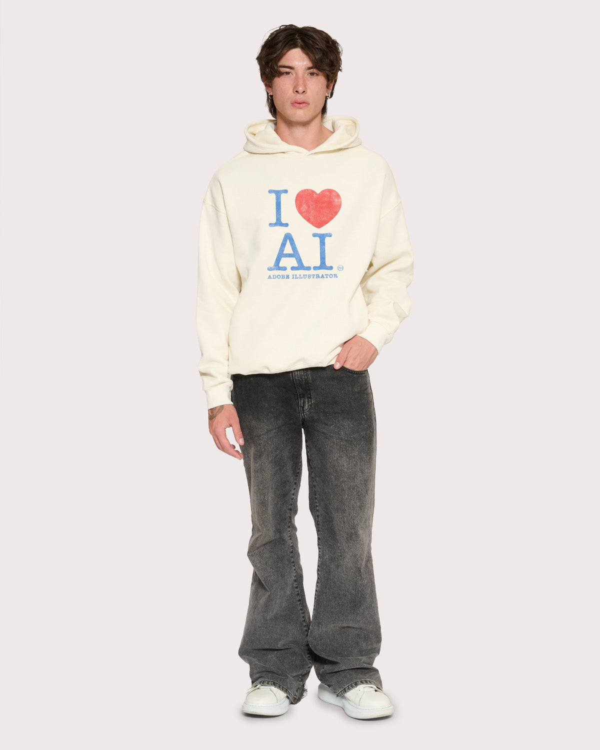 I Love AI Hoodie product image 2