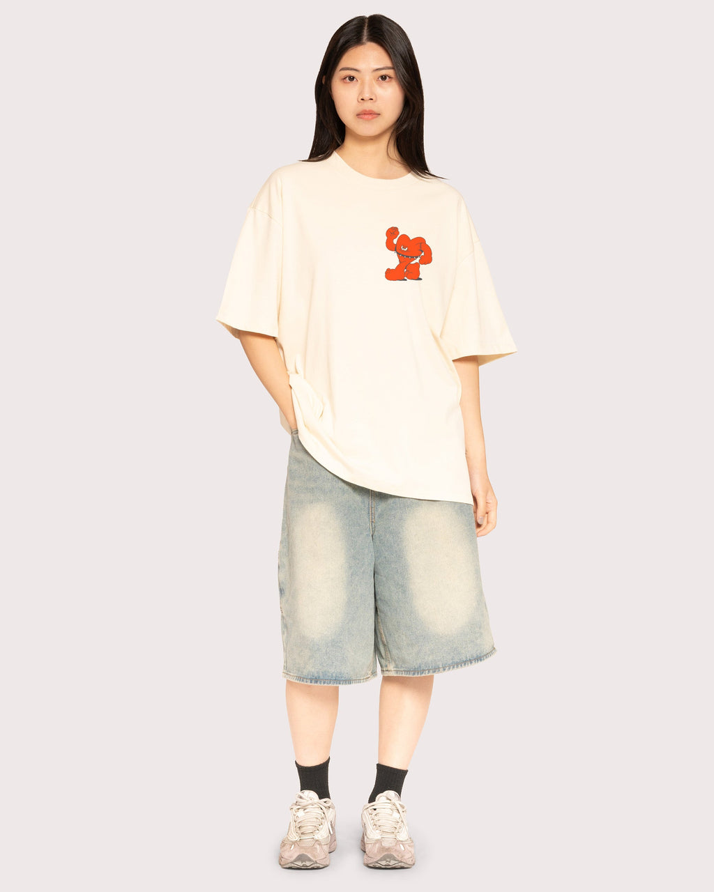Hardcore Heartcore Oversized Tee product image 9