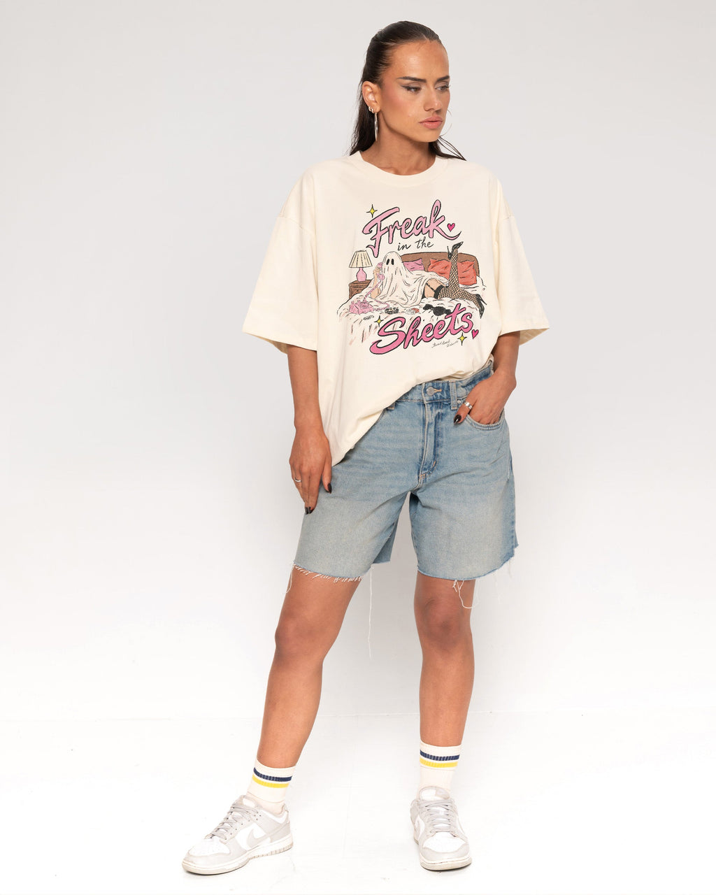 Freak in the Sheets Ghost Oversized Tee product image 2