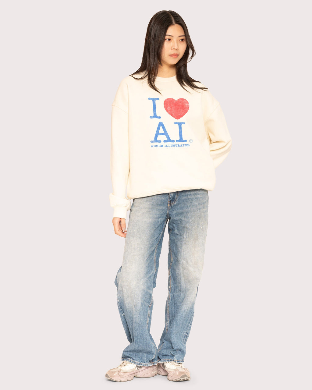 I Love AI Sweatshirt product image 4