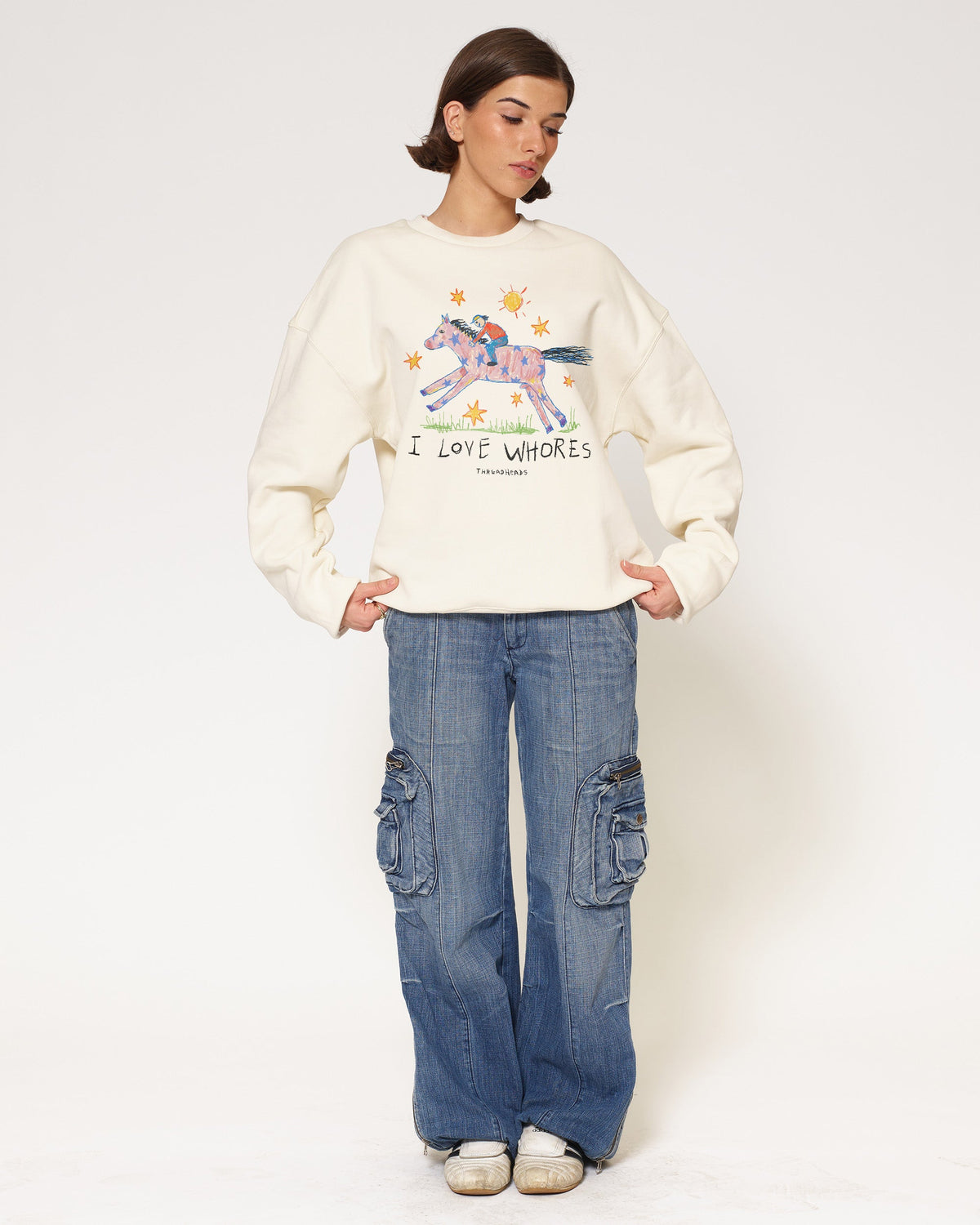 I Love Whores Sweatshirt product image 4