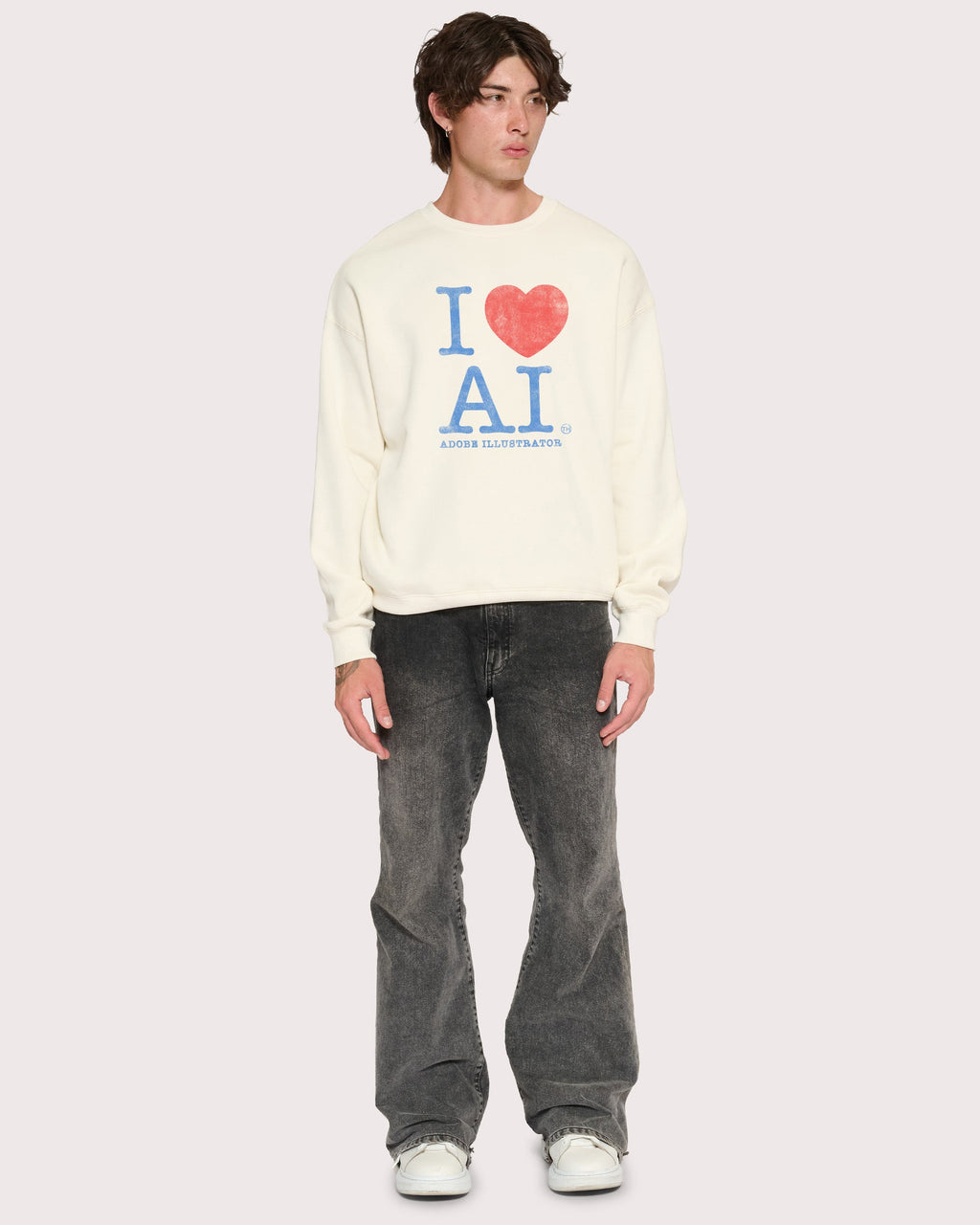 I Love AI Sweatshirt product image 2