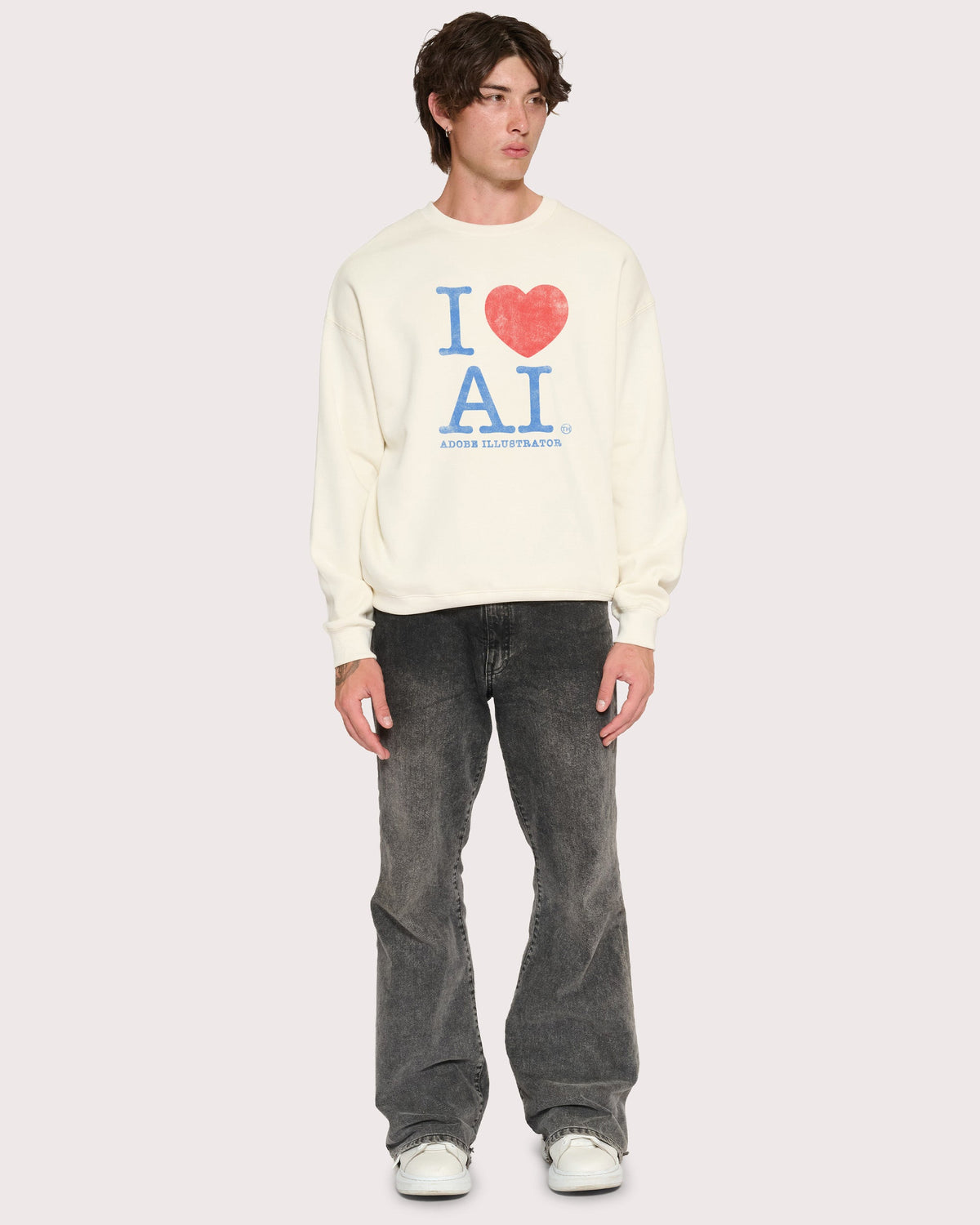 I Love AI Sweatshirt product image 2