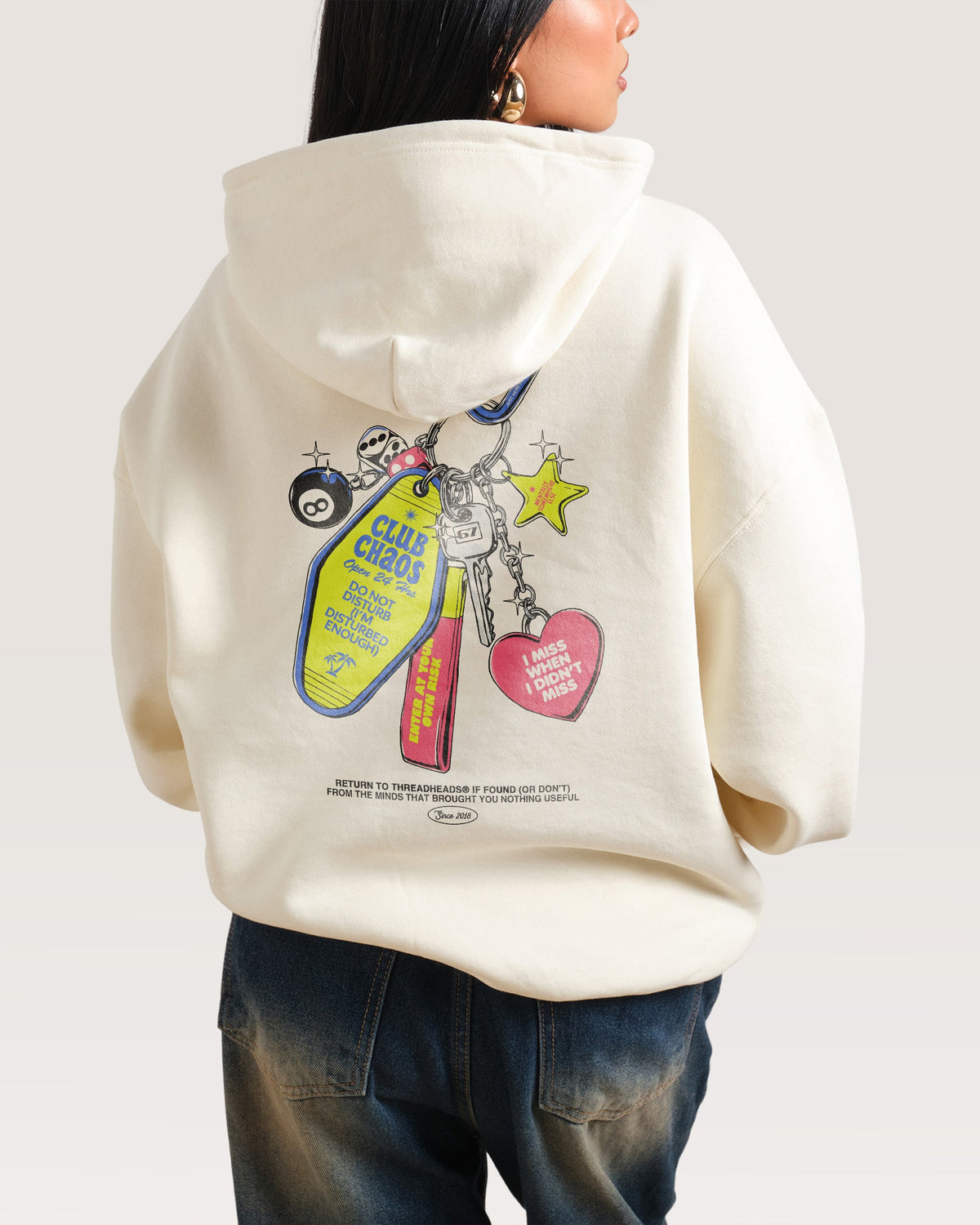 Club Chaos Key Chain Hoodie product image 3