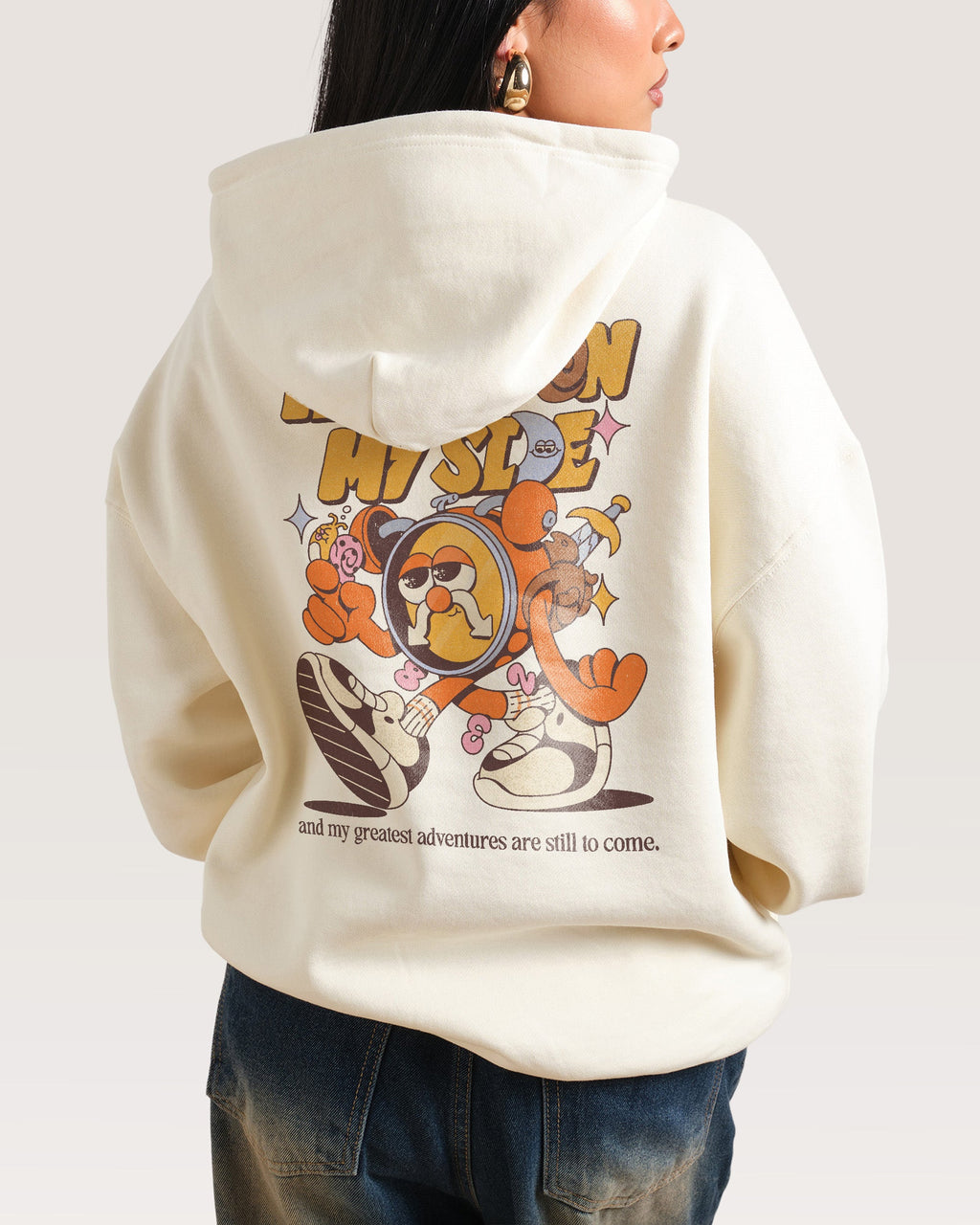 Time is on My Side Front and Back Hoodie product image 3