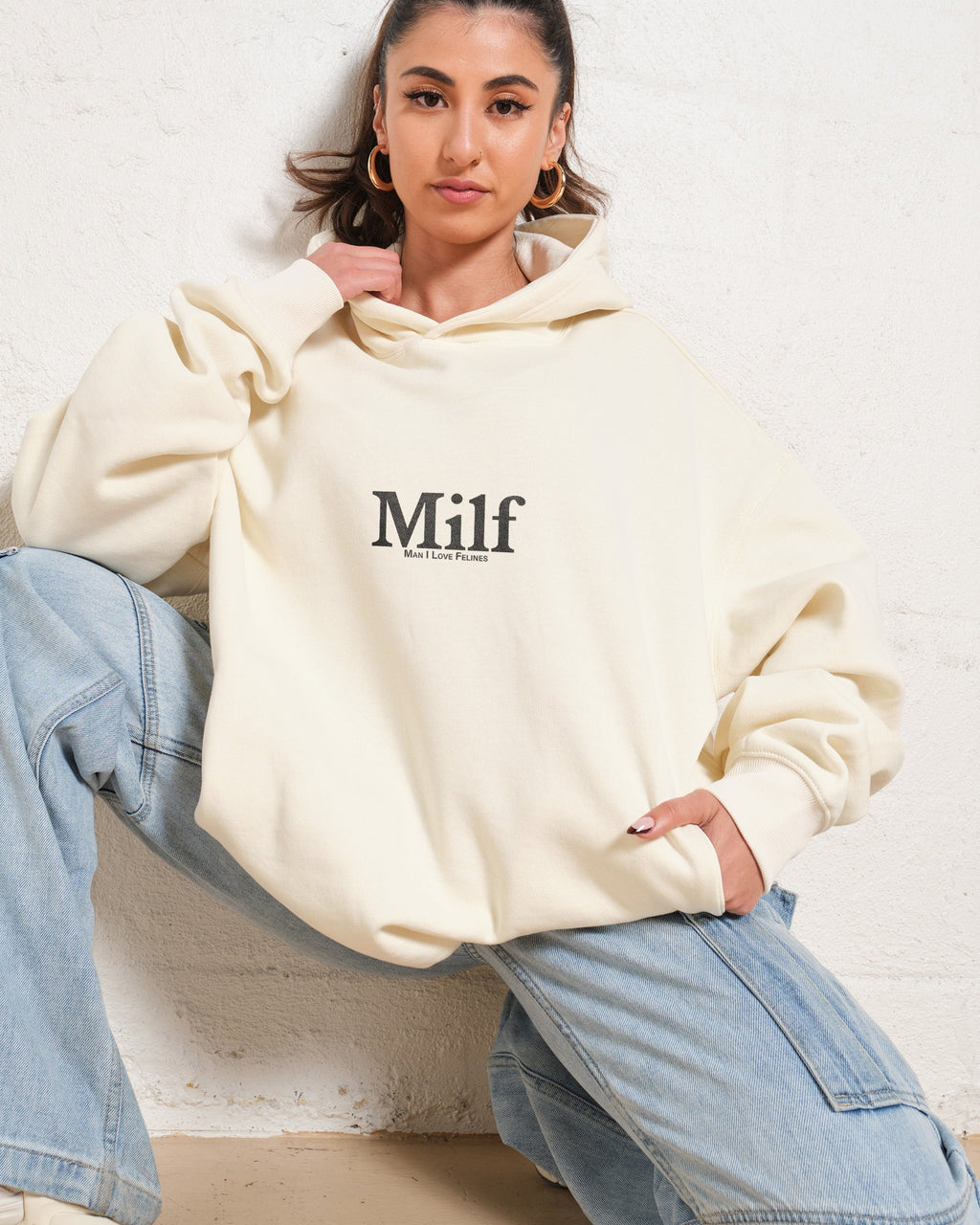 Man I Love Felines Front and Back Hoodie product image 4