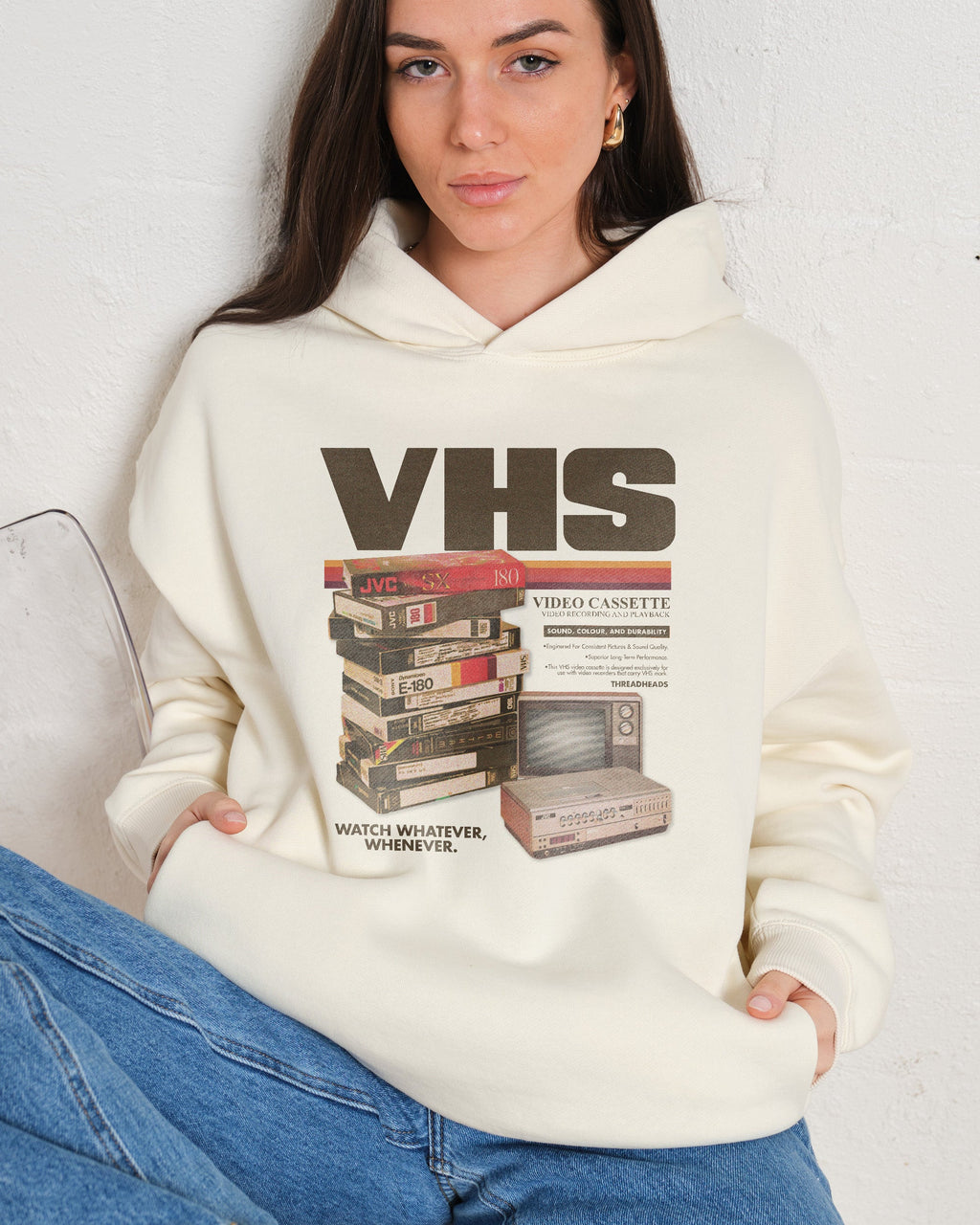 Vintage VHS Tapes Hoodie product image 1