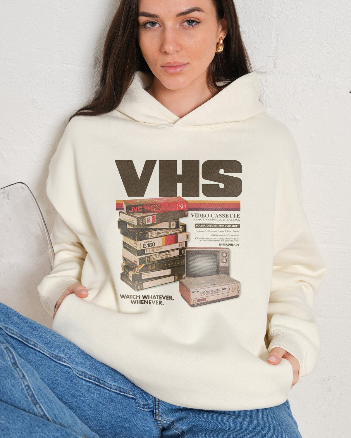 Vintage VHS Tapes Hoodie product image 1
