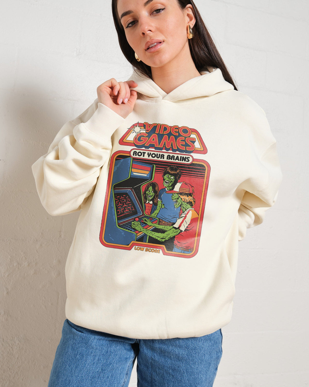 Video Games Rot Your Brains Hoodie product image 3