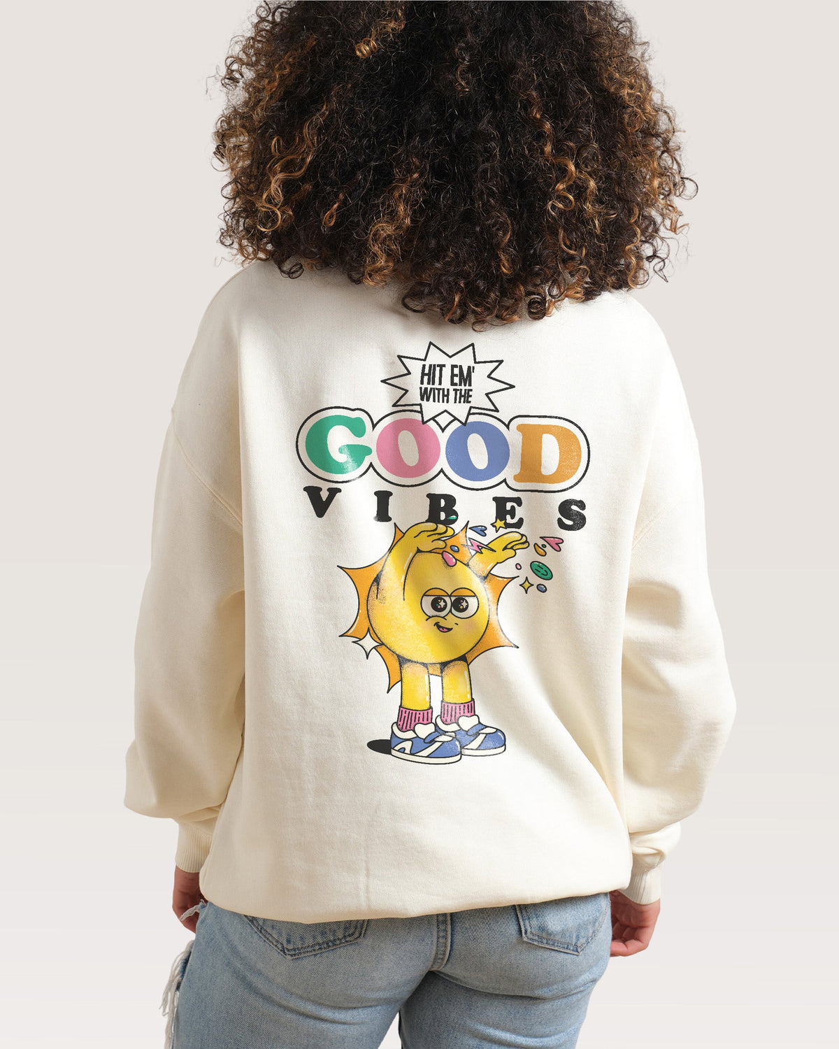 Hit Em' With the Good Vibes Sweatshirt product image 4