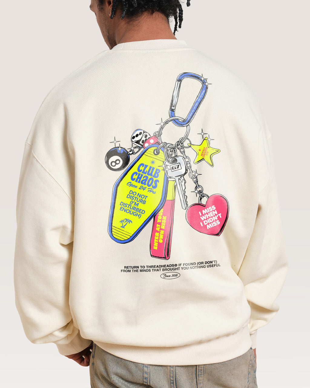 Club Chaos Key Chain Sweatshirt product image 1