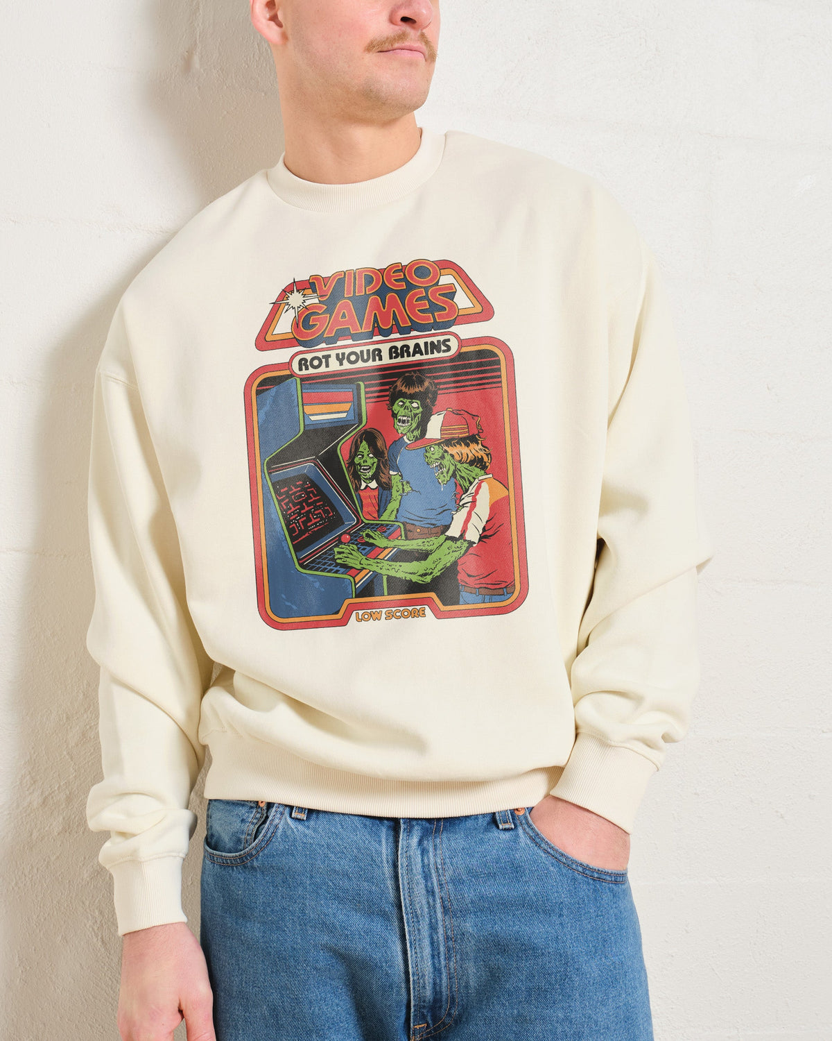 Video Games Rot Your Brains Sweatshirt product image 3