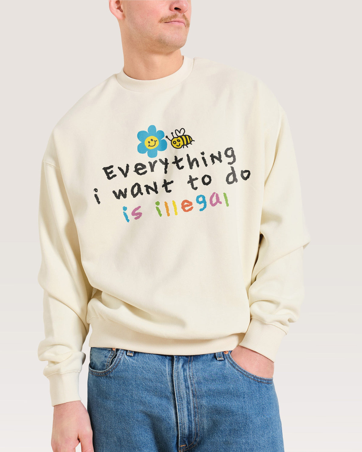 Everything is Illegal Sweatshirt product image 2
