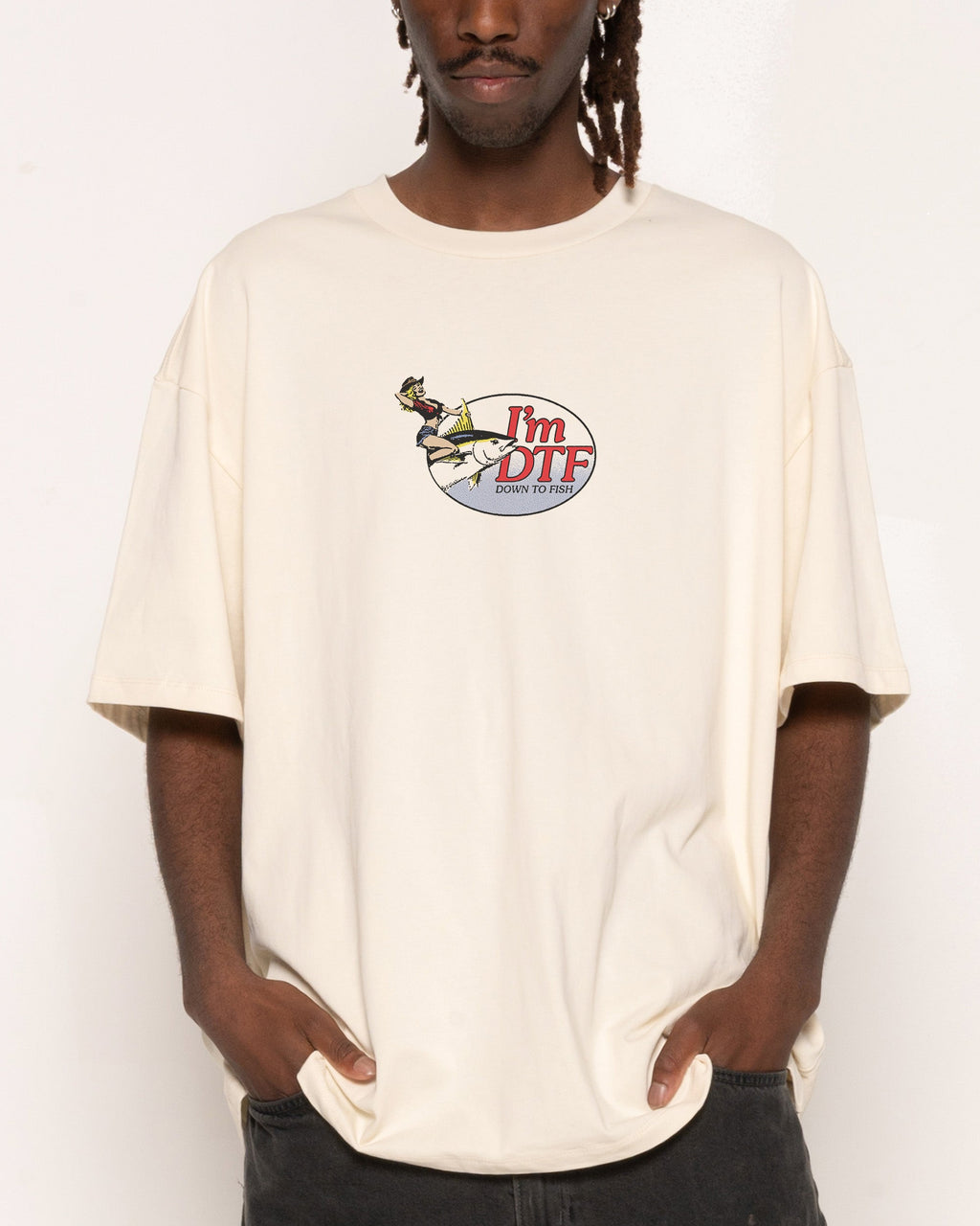 I'm DTF! Oversized Tee product image 2