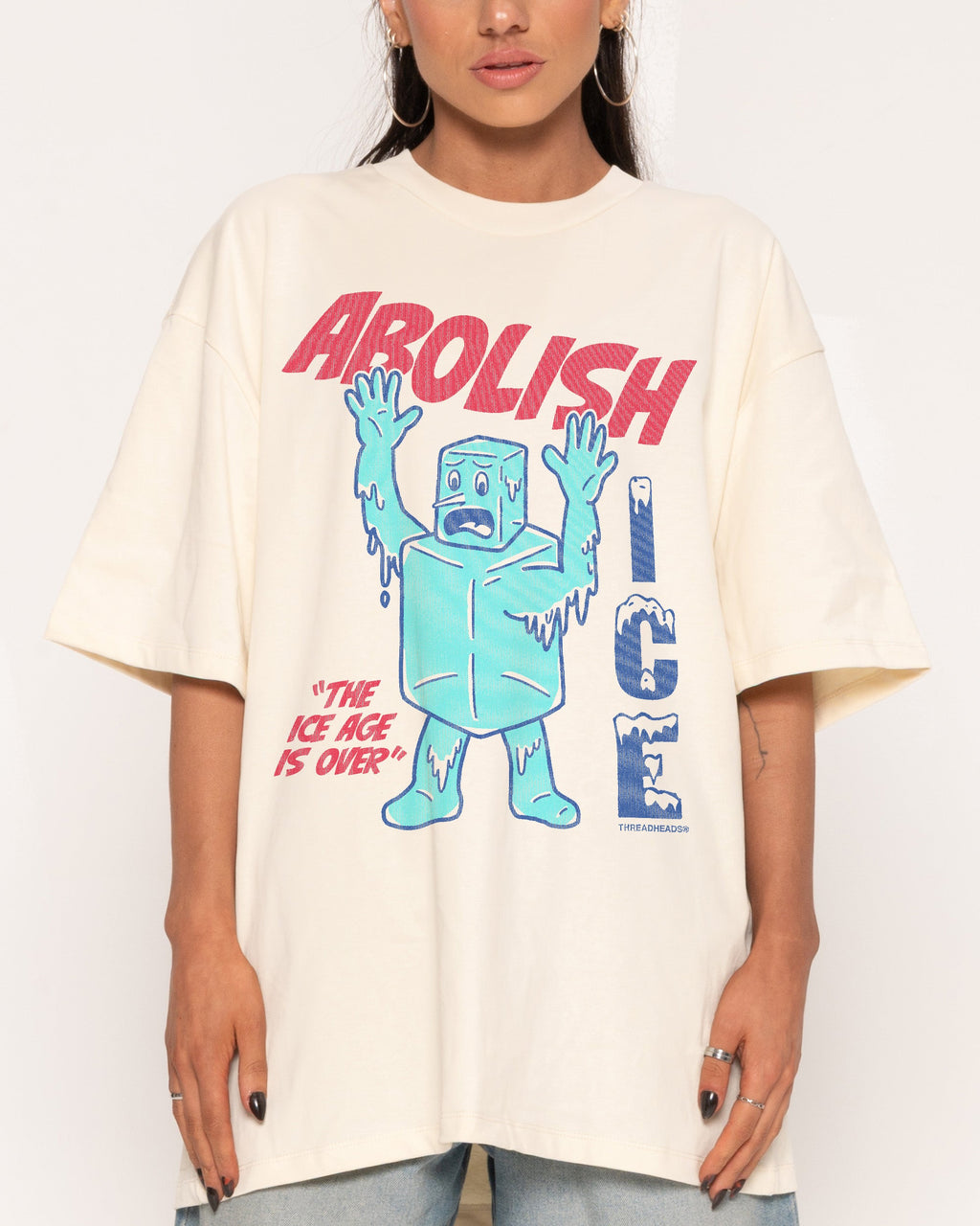 Abolish ICE Oversized Tee product image 3