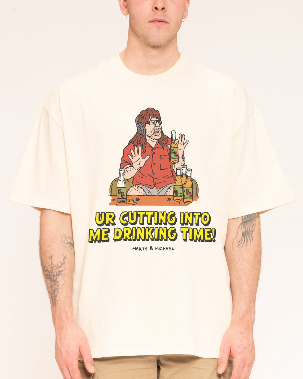 Drinking Time Oversized Tee product image 3