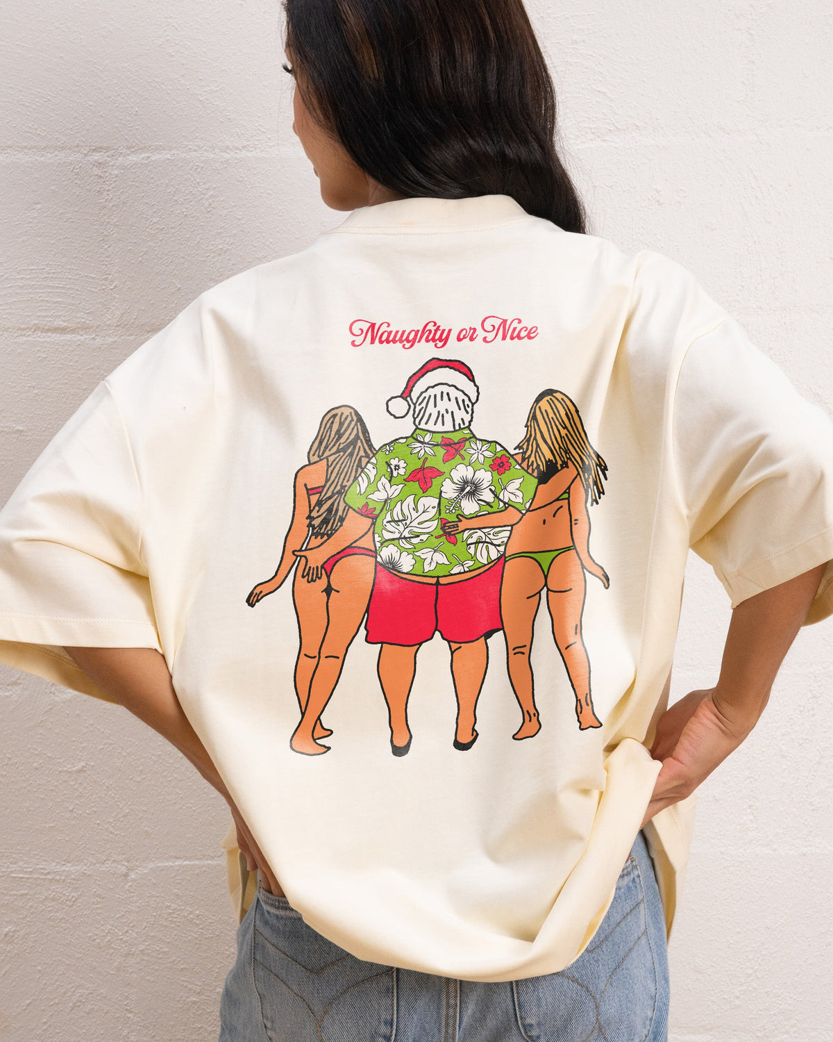 Summer With Santa Oversized Tee product image 3