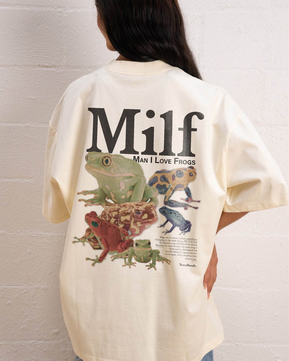 Man I Love Frogs Front and Back Oversized Tee product image 5