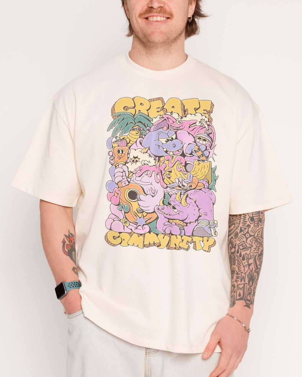 Create Community Oversized Tee product image 3