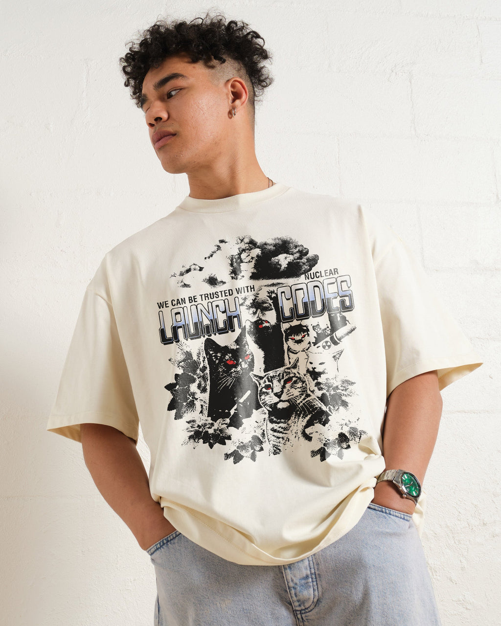 Nuke Cats Oversized Tee product image 3