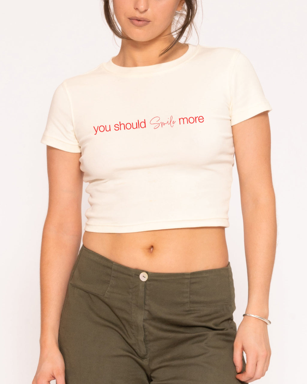 You Should Smile More Baby Tee product image 5