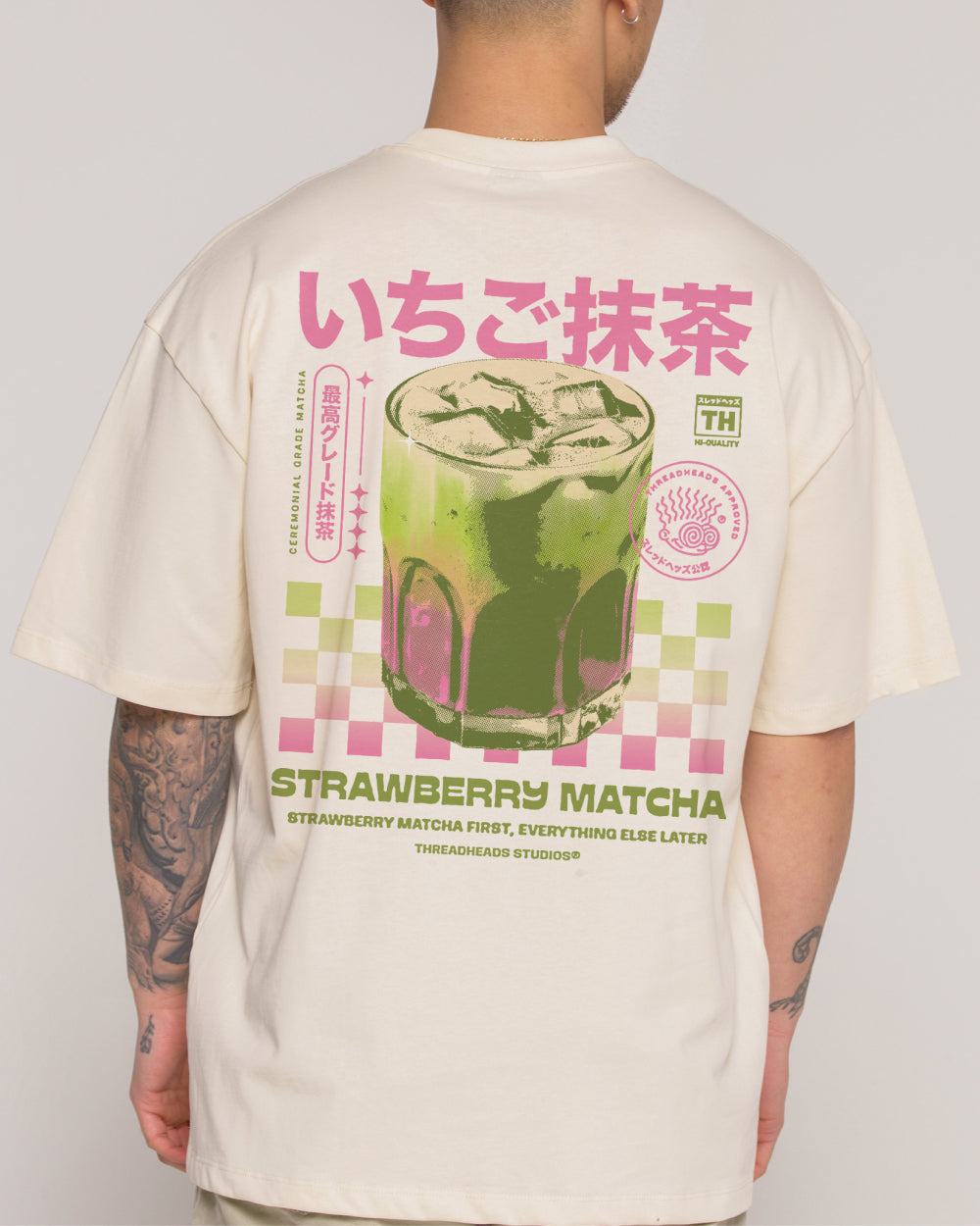 Strawberry Matcha Oversized Tee product image 3
