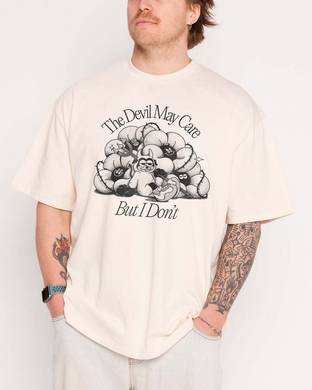 Devil May Care Oversized Tee product image 5