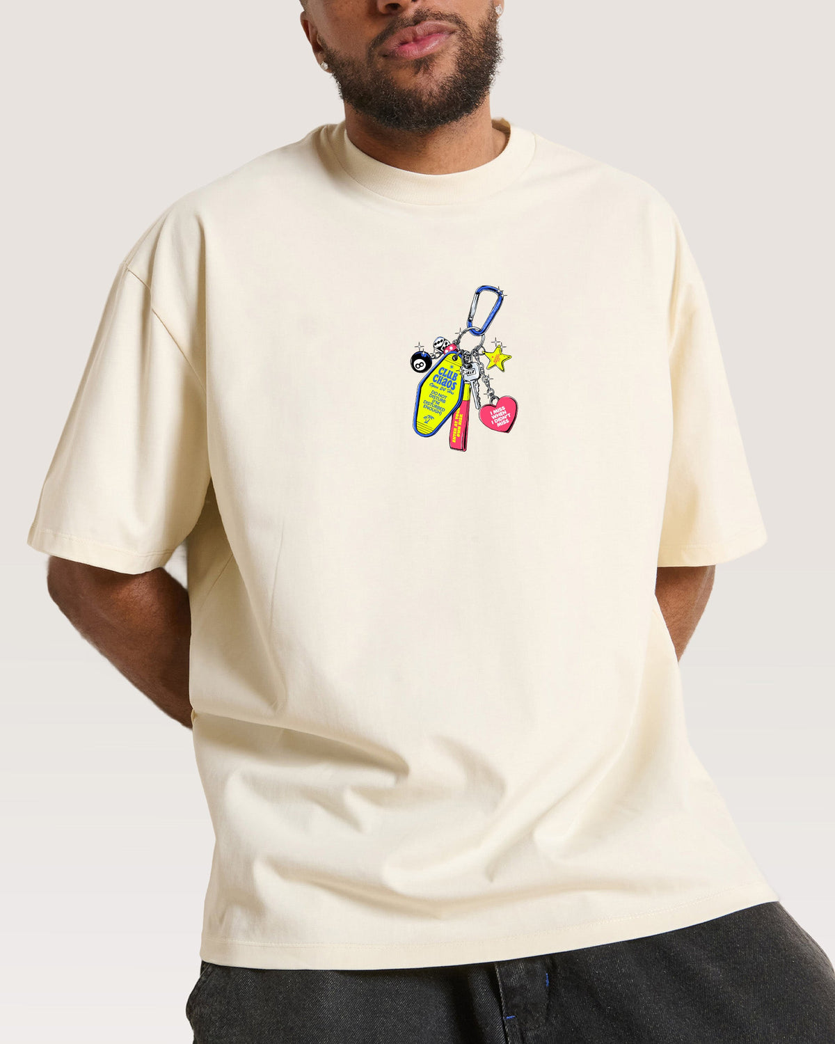 Club Chaos Key Chain Oversized Tee product image 6