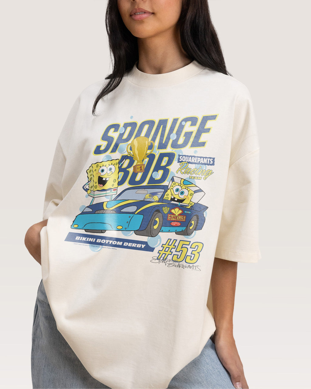 Spongebob Racing Oversized Tee product image 3