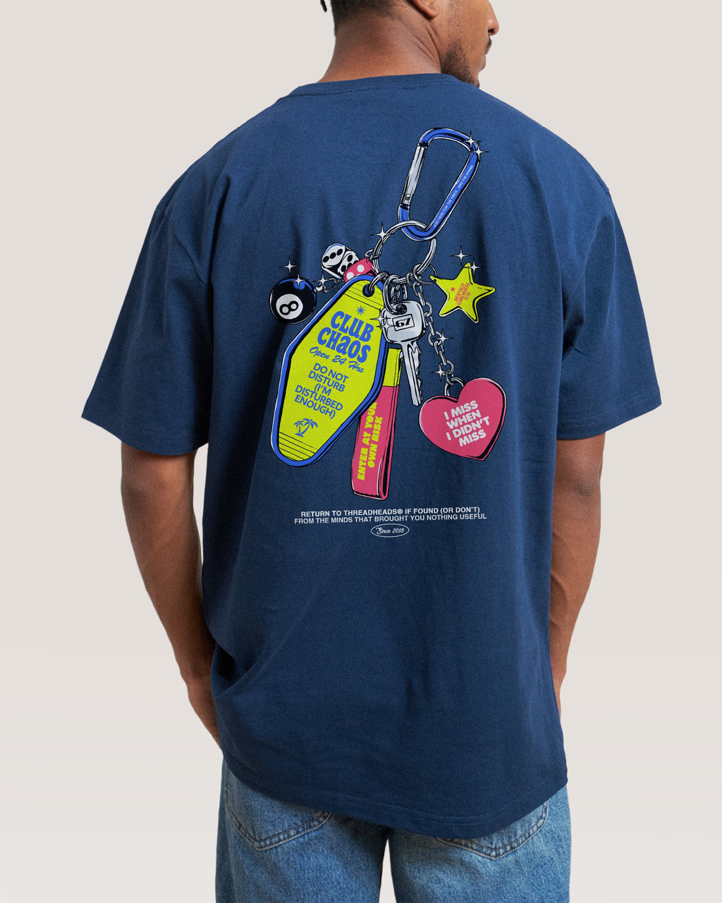Club Chaos Key Chain T-Shirt product image 5