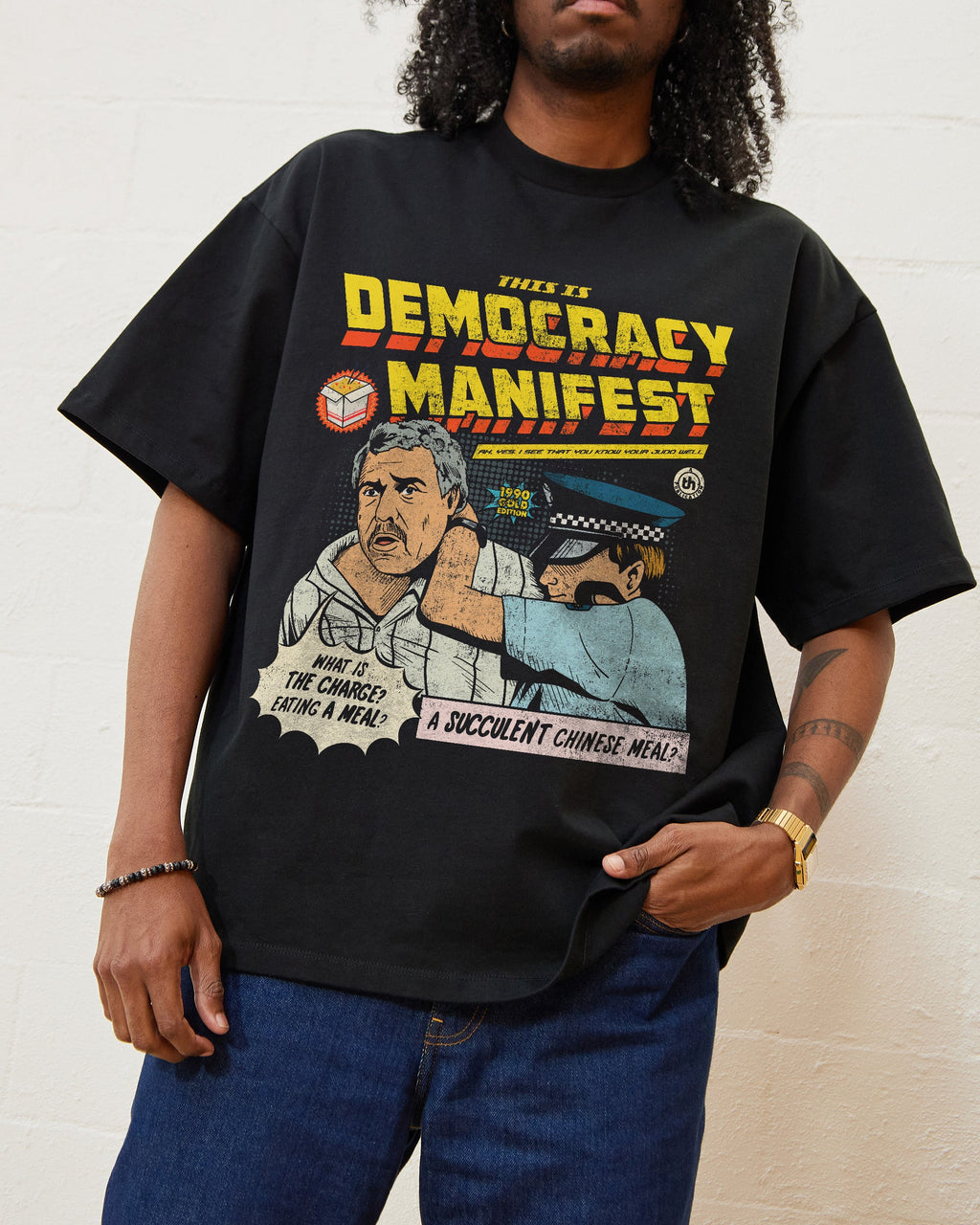 This is Democracy Manifest Oversized Tee product image 5