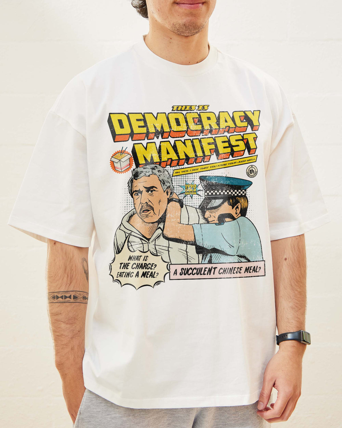 This is Democracy Manifest Oversized Tee product image 7