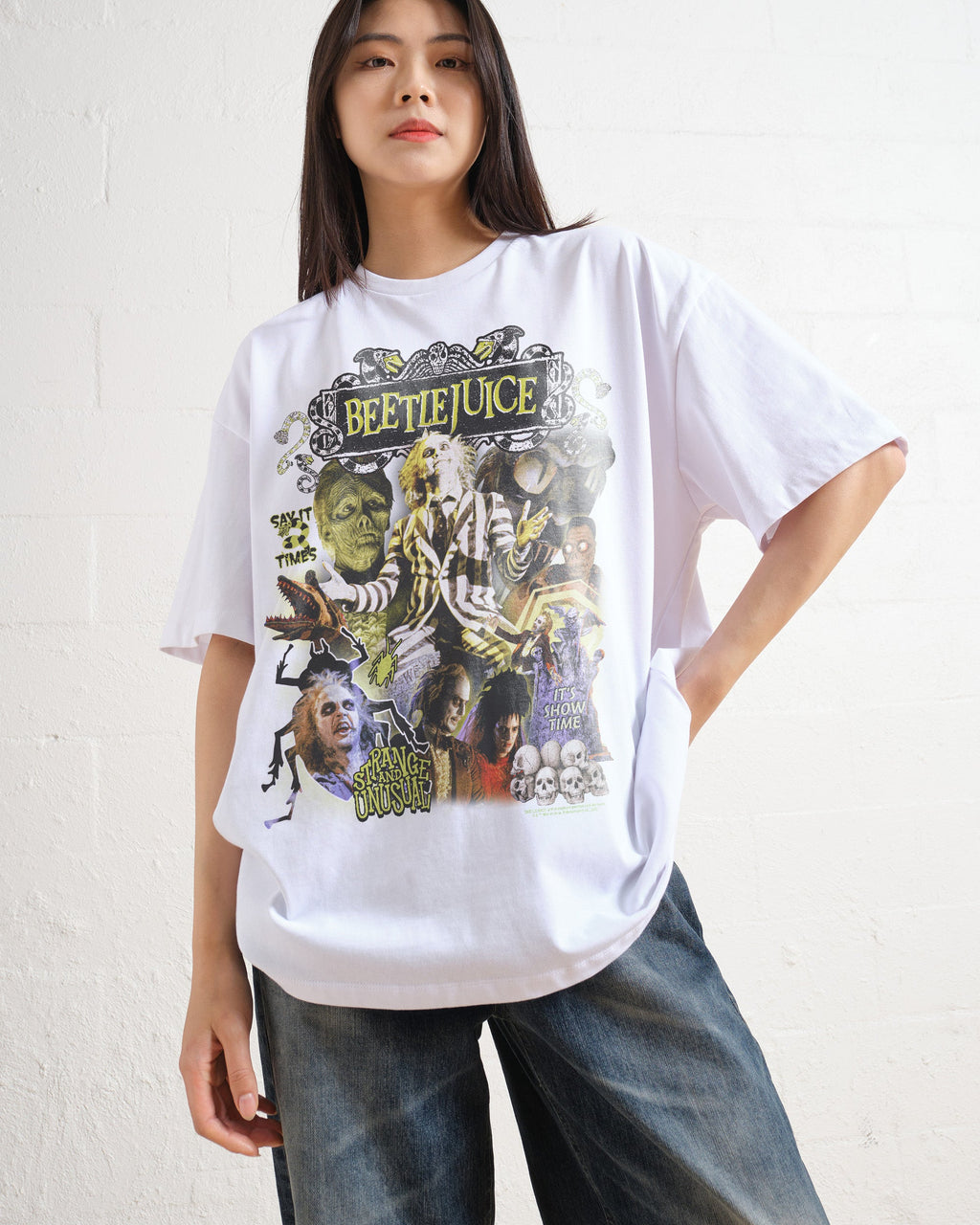 Beetlejuice Vintage Oversized Tee product image 2