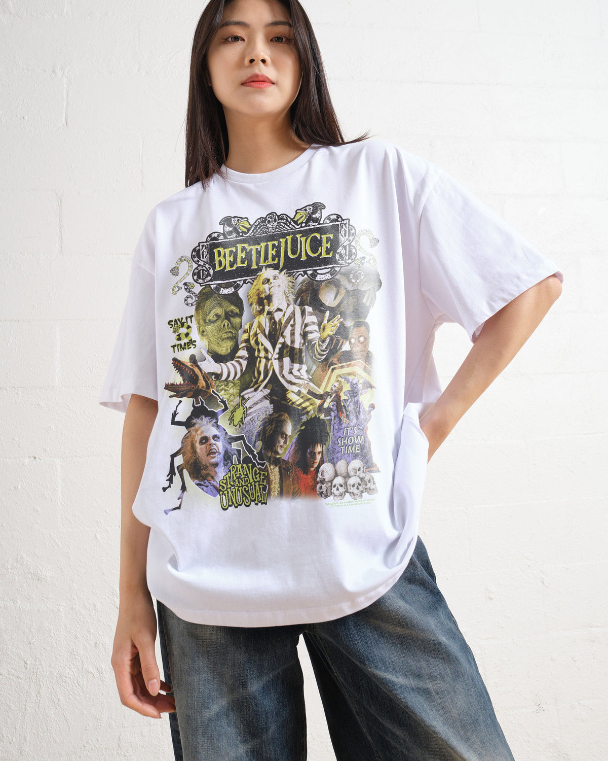 Beetlejuice Vintage Oversized Tee product image 2