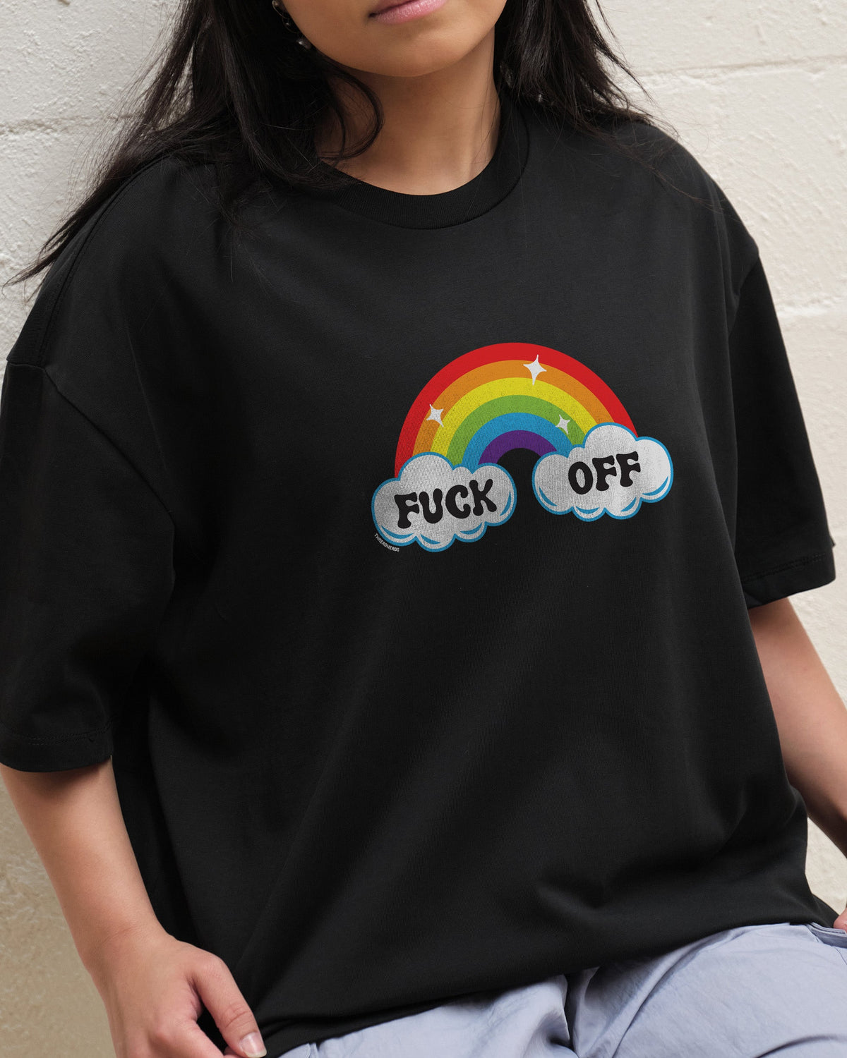 Fk Off Rainbow Oversized Tee product image 2