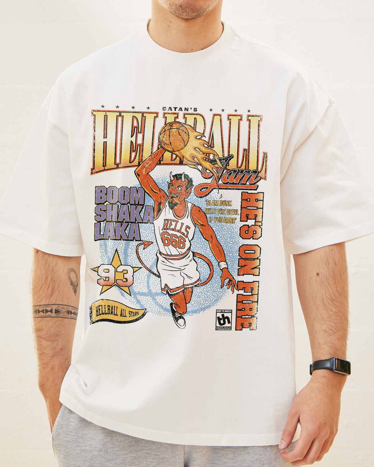 Hell Ball Jam Oversized Tee product image 1