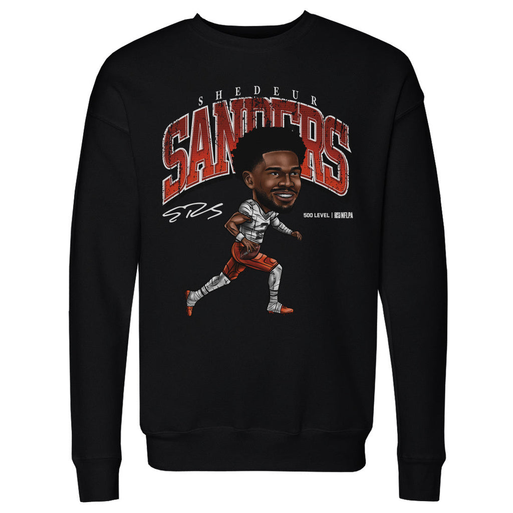 Shedeur Sanders Cleveland Cartoon WHT product image 1