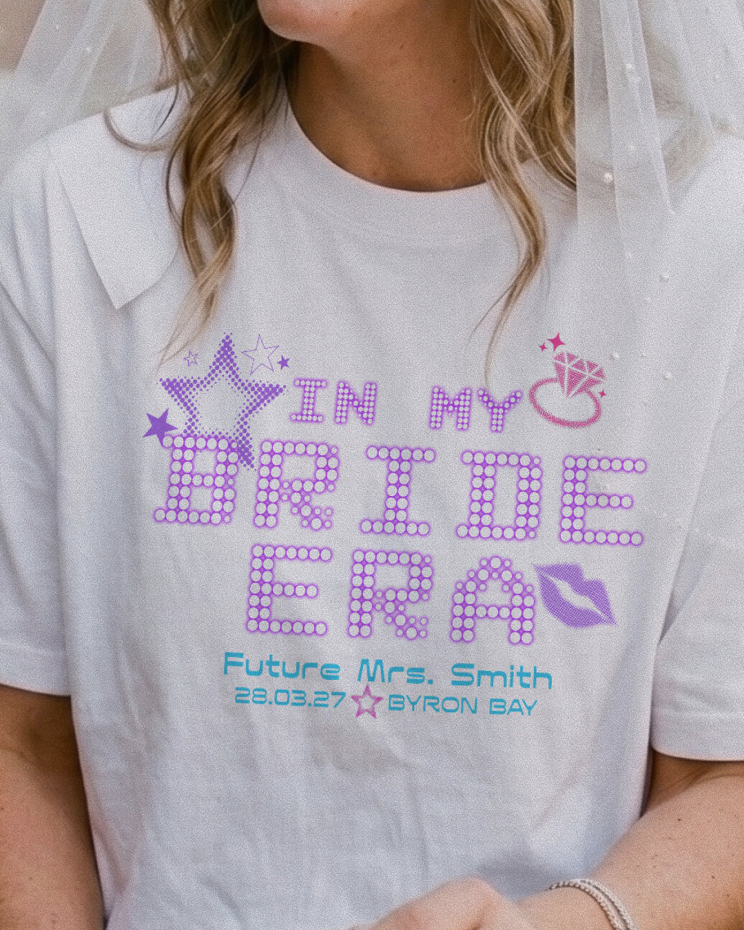 Bride Era Y2K Hens Custom Tee product image 4