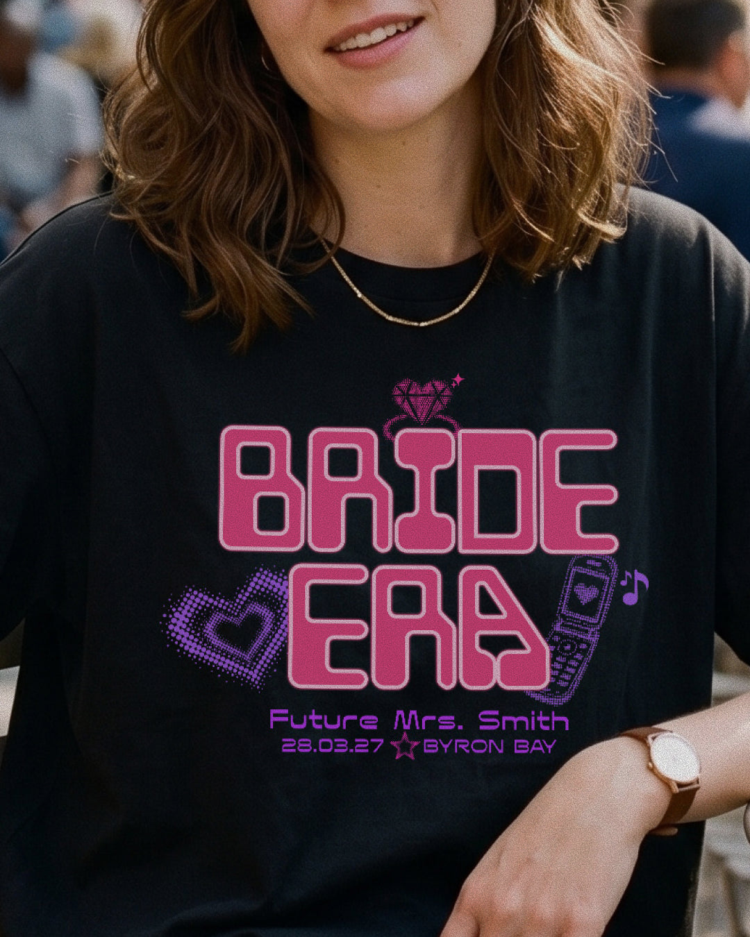Bride Era Y2K Hens Custom Tee product image 5