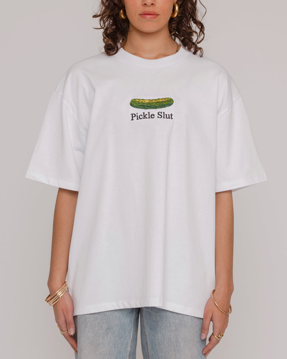 Pickle Slut Oversized Embroidered Tee product image 4