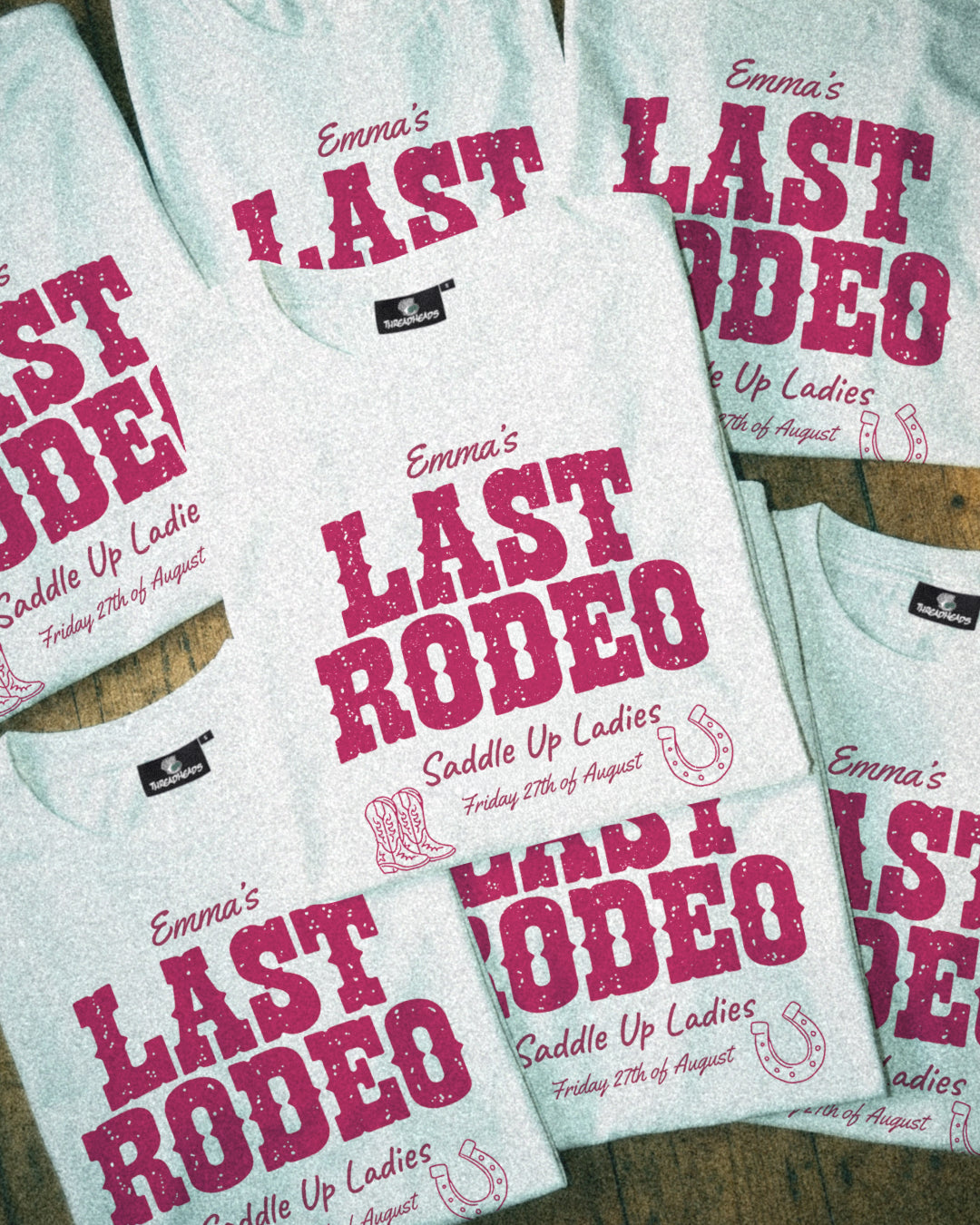 Last Rodeo Hens Custom Tee product image 6