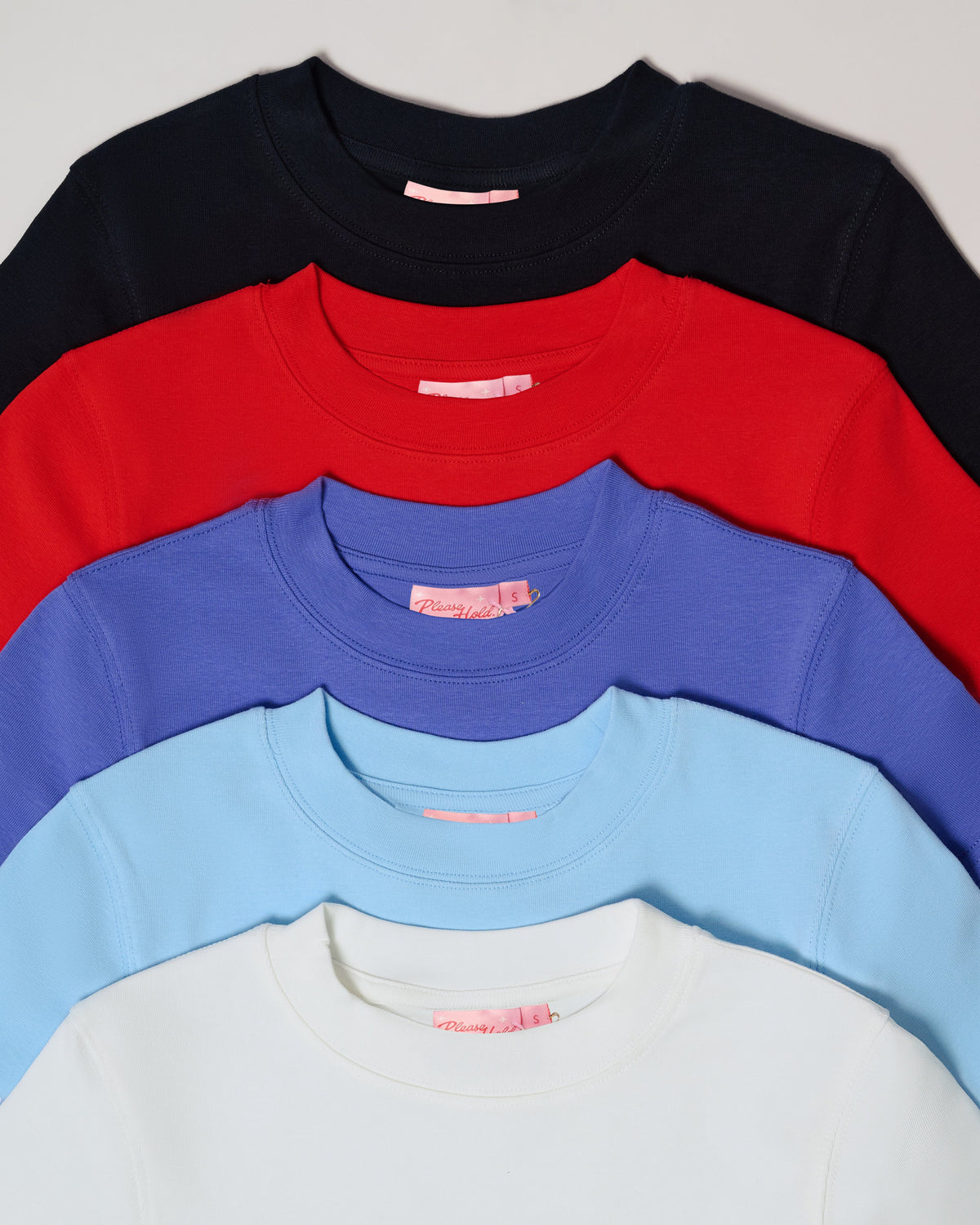 Baby Tee 5-Pack: Black, Red, Dusk, Pale Blue, Natural product image 9