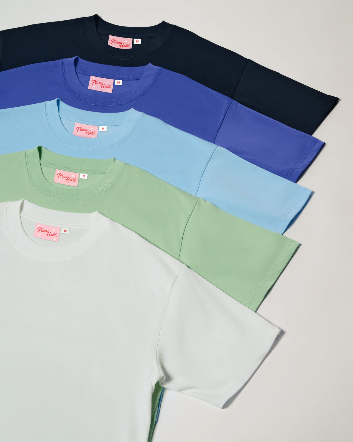 Boxy Tee 5-Pack: Black, Dusk, Pale Blue, Pistachio, White product image 8