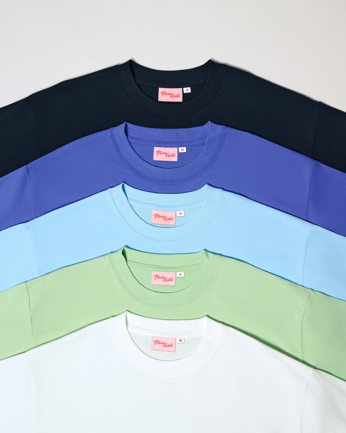 Boxy Tee 5-Pack: Black, Dusk, Pale Blue, Pistachio, White product image 7
