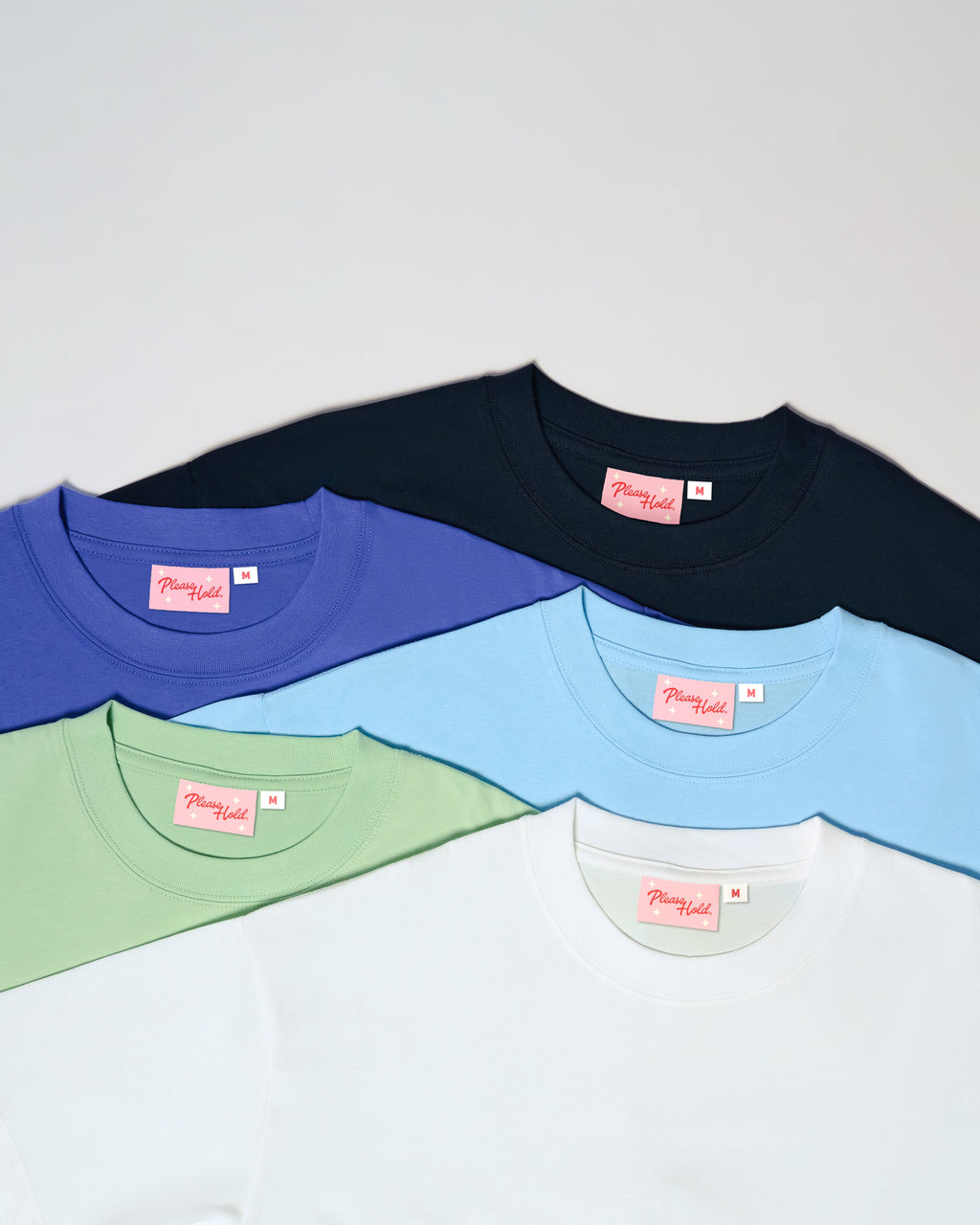 Boxy Tee 5-Pack: Black, Dusk, Pale Blue, Pistachio, White product image 9