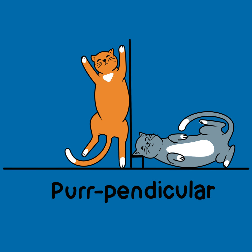 Purr-Pendicular T Shirt product image 1